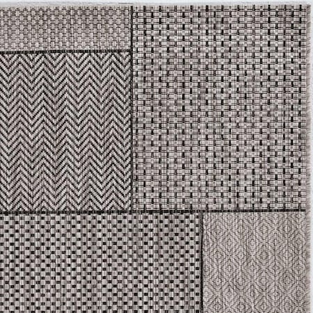 Palacedesigns 94 x 130 in. Grey Polypropylene Rug PA3679384